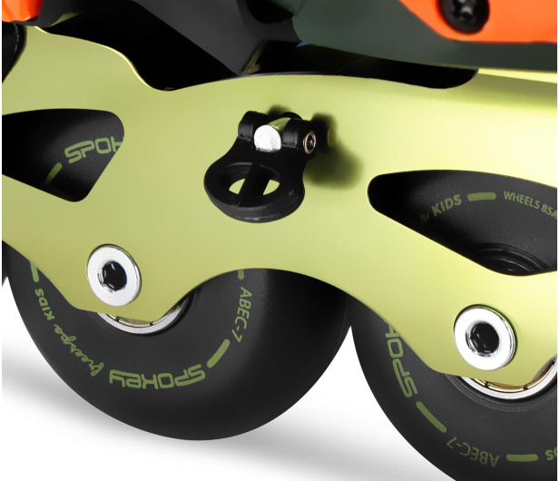 SPOKEY Łyżworolki Freespo Kids zielone (rozmiar 35-38) - 1038608 - zdjęcie 6